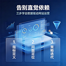 泸县建站-告别直觉依赖：三步学会数据驱动网站运营